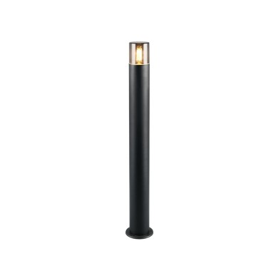 Potelet Extérieur HOOSIC 1x28W E27 Noir mat H80  424060132