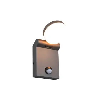 Applique Extérieur ADOUR 1x7W LED Anthracite Détecteur de mouvement TRIO LIGHTING 245569142