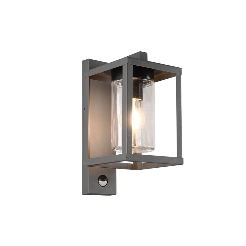 Applique Extérieur LUNGA 1x40W E27 Anthracite Détecteur de mouvement TRI_212069142 212069142 Applique Extérieur LUNGA 1x40W E27 Anthracite Détecteur de mouvement 212069142