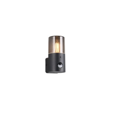 Applique Extérieur HOOSIC 1x28W E27 Noir mat Détecteur de mouvement  222260132