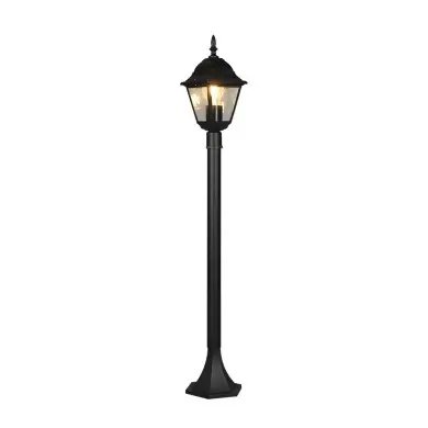 Potelet Extérieur LIVENZA 1x60W E27 Noir mat H100  405760132