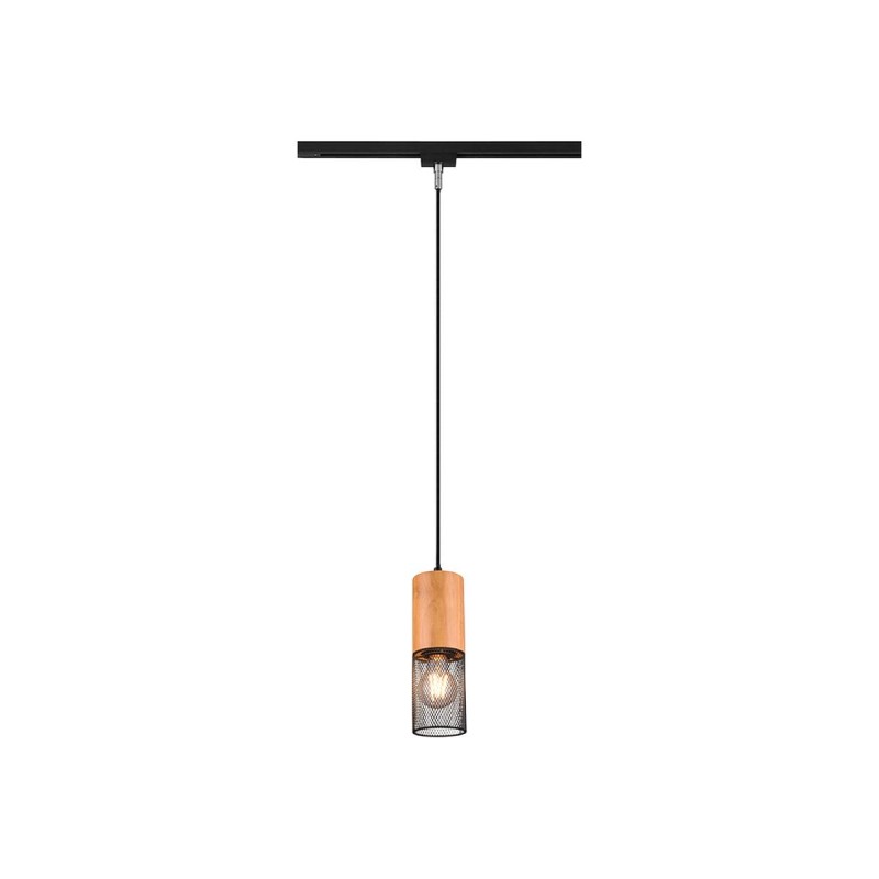 Suspension DUOLINE 1x25W E27 Noir mat  73430132