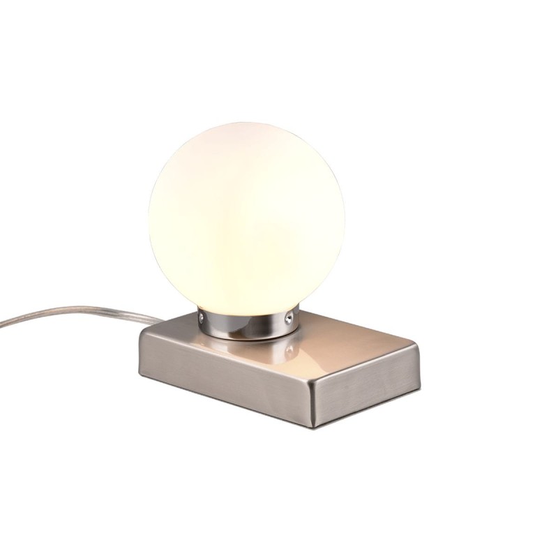 Lampe de table DAVI II 1x40W E14 Nickel mat  590100107