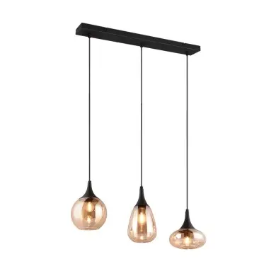 Suspension LUMINA 3x40W E14 Noir mat  317000313