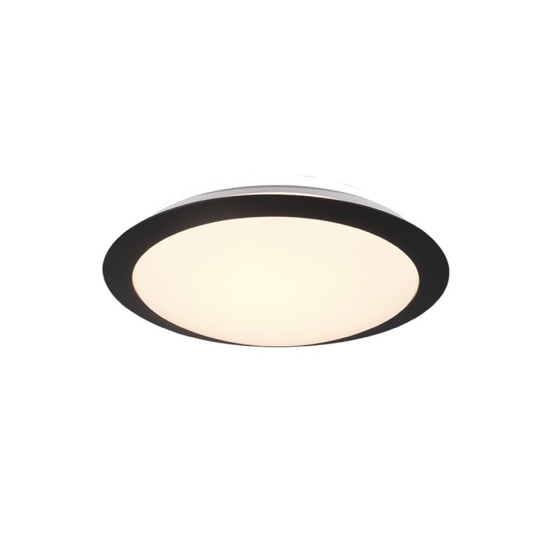 Plafonnier Salle de bain UMBERTO 1x12W LED Noir mat  680310132