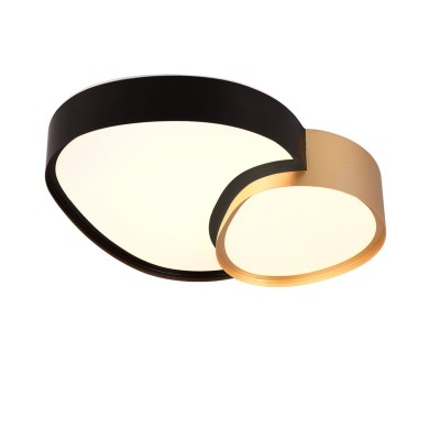 Plafonnier RISE 1x21W LED Noir et Or  647510280