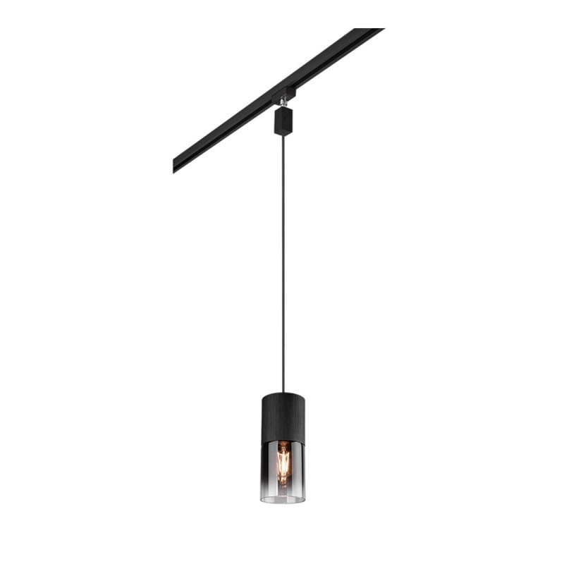 Suspension DUOLINE 1x28W E27 Noir mat TRI_73060132 73060132 Suspension DUOLINE 1x28W E27 Noir mat 73060132