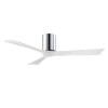 Ventilateur de Plafond Irene-3H 132cm Chromé Poli Blanc ATLAS FAN IR3H-CR-MWH-52