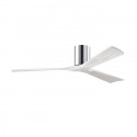Ventilateur de Plafond Irene-3H 152cm Chromé Poli Blanc