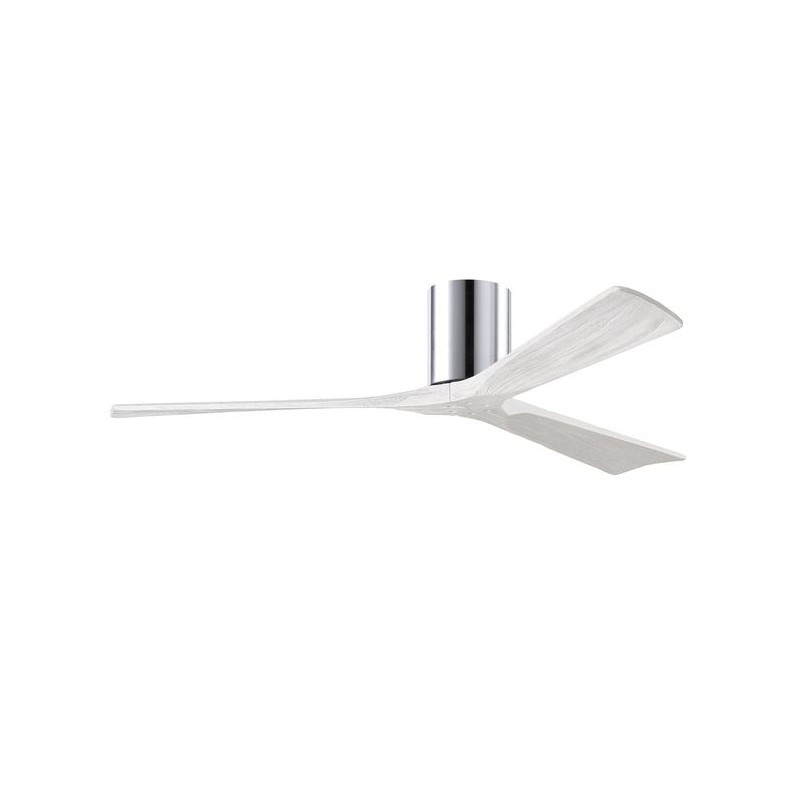 Ventilateur de Plafond Irene-3H 152cm Chromé Poli Blanc ATLAS FAN IR3H-CR-MWH-60