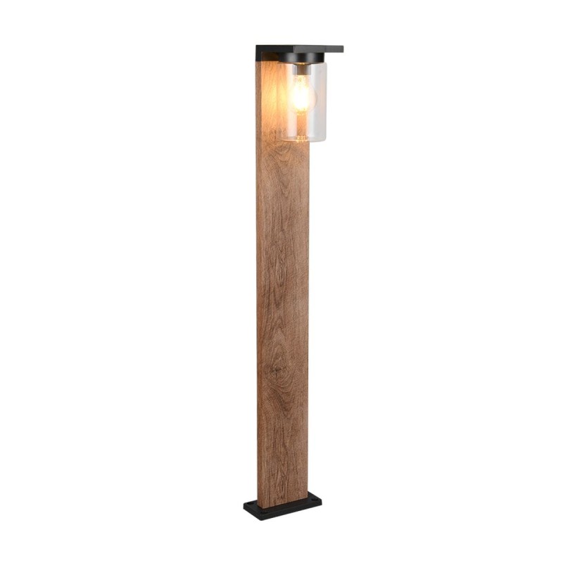 Potelet Extérieur ARDILA 1x40W E27 Imitation bois H100  411660135