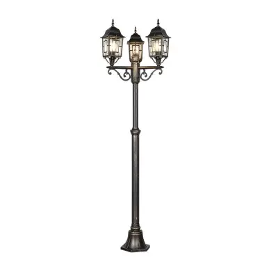 Lampadaire Extérieur VOLTURNO 3x60W E27 Rouille antique  405960328