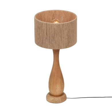 Lampe de table TOBA 1x10W E27 Finition naturelle  567200130