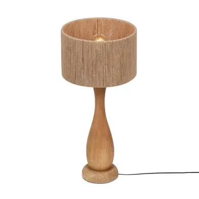 Lampe de table TOBA 1x10W E27 Finition naturelle  567200130
