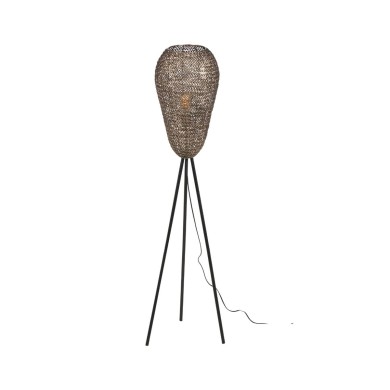 Lampadaire ZIVA 1x10W E27 Laiton fumé  465300104