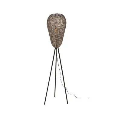 Lampadaire ZIVA 1x10W E27 Laiton fumé  465300104