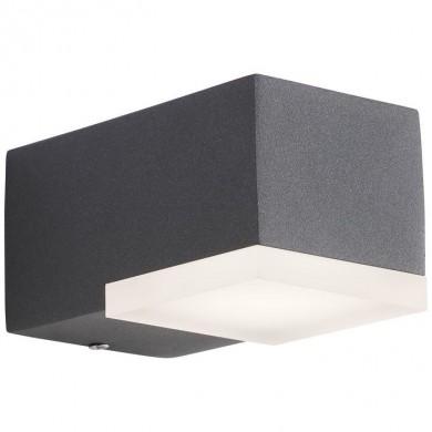 Eclairage exterieur mural AMITY 1x4W Led anthracite BRILLIANT AEG280102