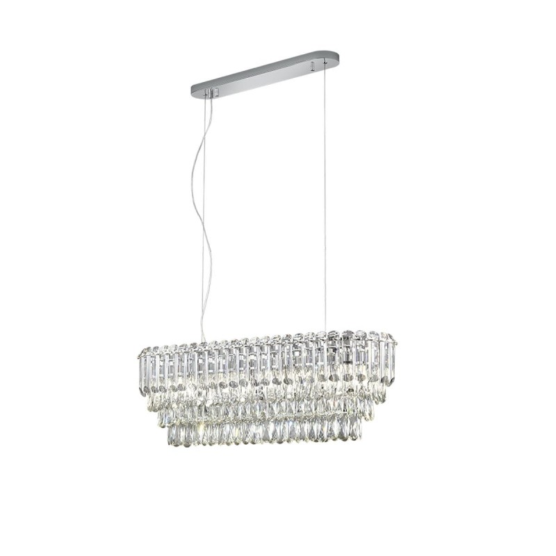 Suspension MALIZIA 10x40W E14 Chrome TRIO LIGHTING 367601006