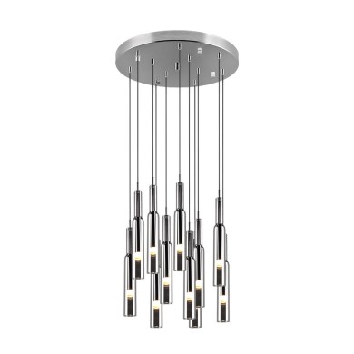 Suspension LUCENT 11x3W LED Chrome rond TRIO LIGHTING 344531106