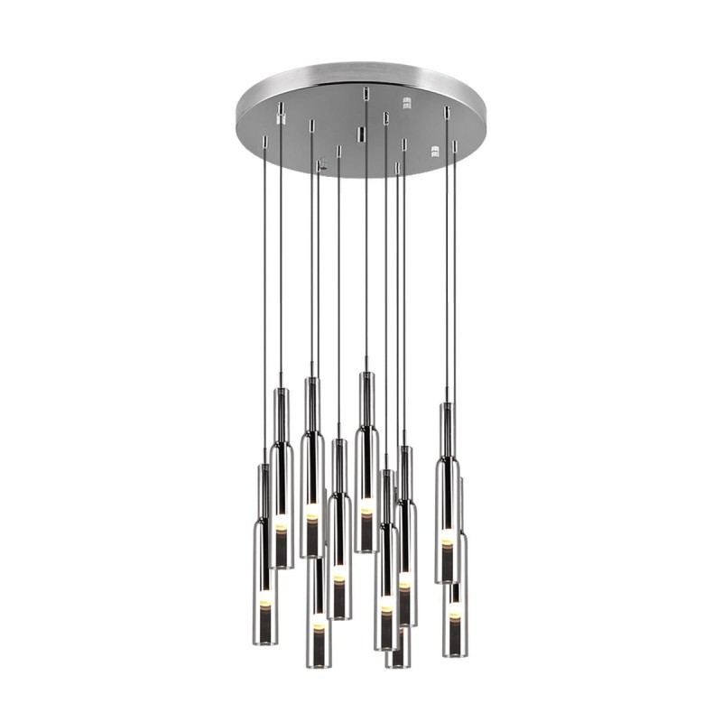 Suspension LUCENT 11x3W LED Chrome rond TRIO LIGHTING 344531106