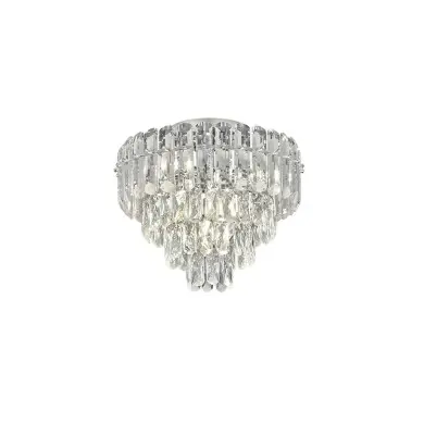 Plafonnier MALIZIA 7x40W E14 Chrome TRIO LIGHTING 667600706