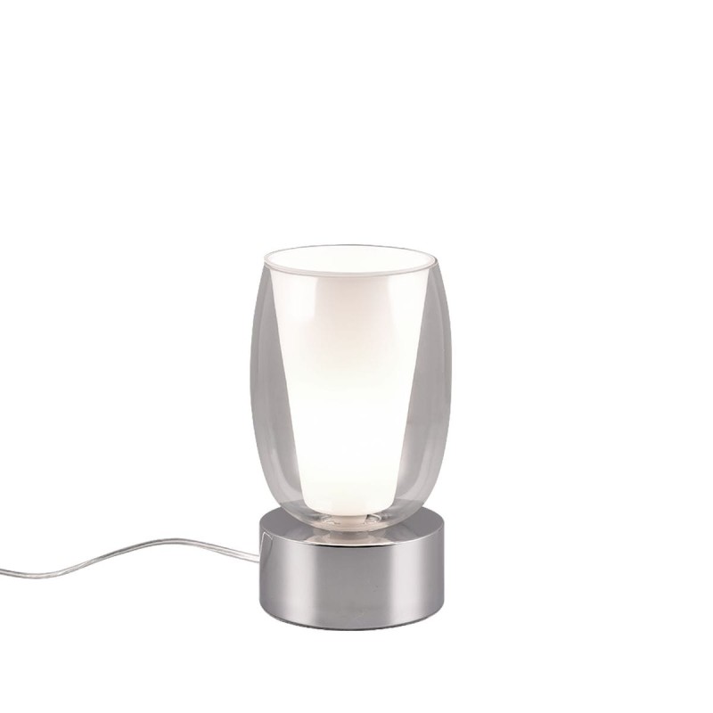 Lampe de table BARRET 1x10W E14 Chrome TRIO LIGHTING 517500106