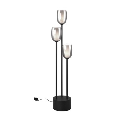 Lampadaire BARRET 3x10W E14 Noir mat  417500354