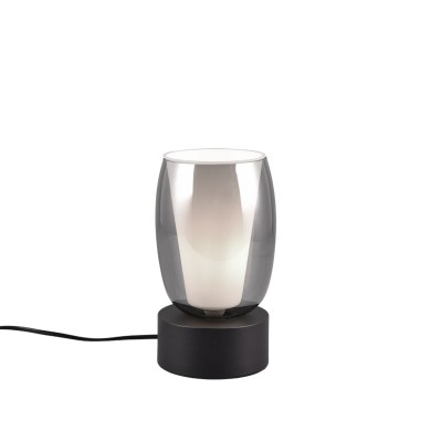 Lampe de table BARRET 1x10W E14 Noir mat TRIO LIGHTING 517500154