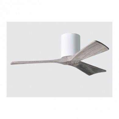 Ventilateur Plafond Irene-3H 106cm Blanc Bois vieilli ATLAS FAN IR3H-WH-BW-42