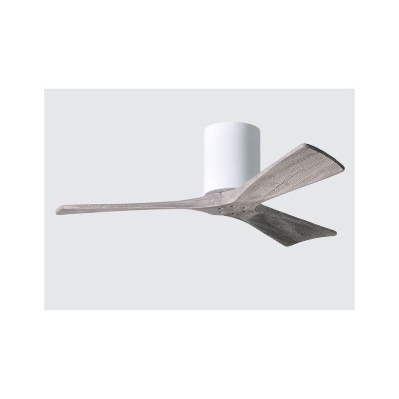 Ventilateur Plafond Irene-3H 106cm Blanc Bois vieilli ATLAS FAN IR3H-WH-BW-42