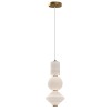 Suspension Bijou Doré et opale 20W ELSTEAD LIGHTING ALM-BIJOU-P3-GD