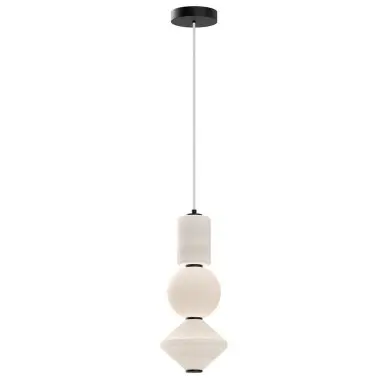 Suspension Bijou Noir et opale 20W ELSTEAD LIGHTING ALM-BIJOU-P3-MB