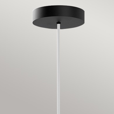 Suspension Bijou Noir et opale 20W ELSTEAD LIGHTING ALM-BIJOU-P3-MB
