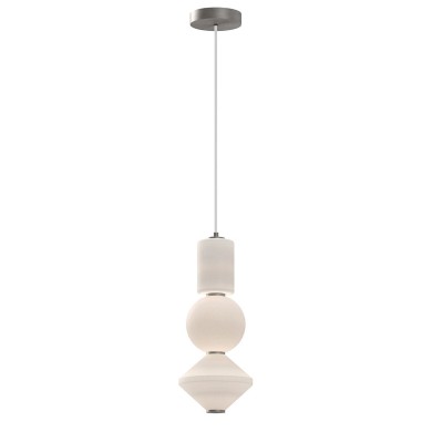 Suspension Bijou Nickel et opale 20W ELSTEAD LIGHTING ALM-BIJOU-P3-PN