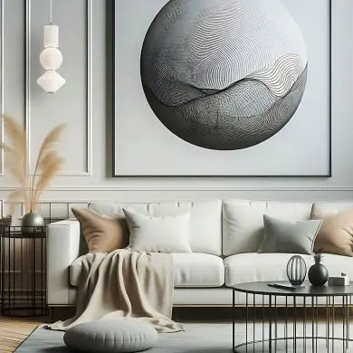 Suspension Bijou Nickel et opale 20W ELSTEAD LIGHTING ALM-BIJOU-P3-PN