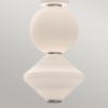Suspension Bijou Nickel et opale 20W ELSTEAD LIGHTING ALM-BIJOU-P3-PN