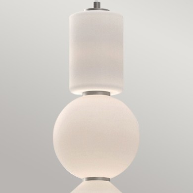 Suspension Bijou Nickel et opale 20W ELSTEAD LIGHTING ALM-BIJOU-P3-PN