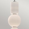 Suspension Bijou Nickel et opale 20W ELSTEAD LIGHTING ALM-BIJOU-P3-PN