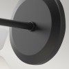 Applique Halston Noir et opale 40W ELSTEAD LIGHTING ALM-HALSTON-1WB-BK