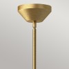 Suspension Halston Doré et transparent 60W ELSTEAD LIGHTING ALM-HALSTON-P-M-GD
