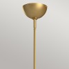 Suspension Jude Doré et transparent 3x60W ELSTEAD LIGHTING ALM-JUDE3-GD-CL