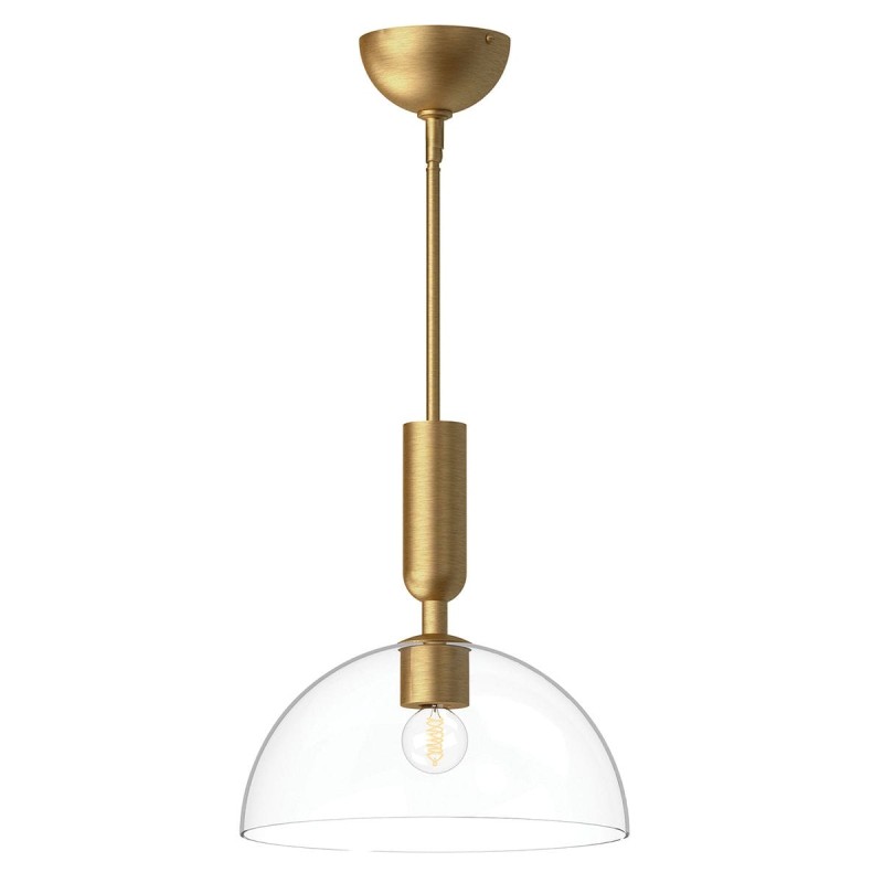 Suspension Jude Doré et transparent 60W ELSTEAD LIGHTING ALM-JUDE-P-GD-CL