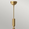 Suspension Jude Doré et transparent 60W ELSTEAD LIGHTING ALM-JUDE-P-GD-CL