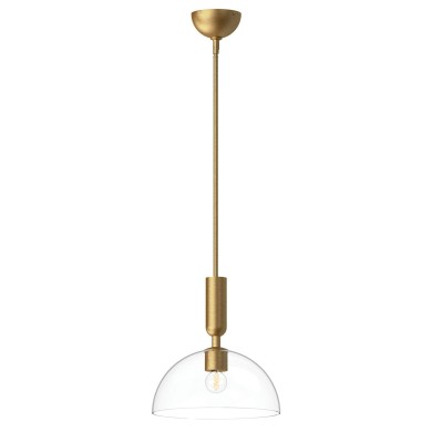 Suspension Jude Doré et transparent 60W ELSTEAD LIGHTING ALM-JUDE-P-GD-CL