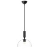 Suspension Jude Noir et transparent 60W ELSTEAD LIGHTING ALM-JUDE-P-MB-CL