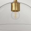 Plafonnier Jude Doré et transparent 60W ELSTEAD LIGHTING ALM-JUDE-SF-GD-CL