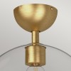 Plafonnier Jude Doré et transparent 60W ELSTEAD LIGHTING ALM-JUDE-SF-GD-CL