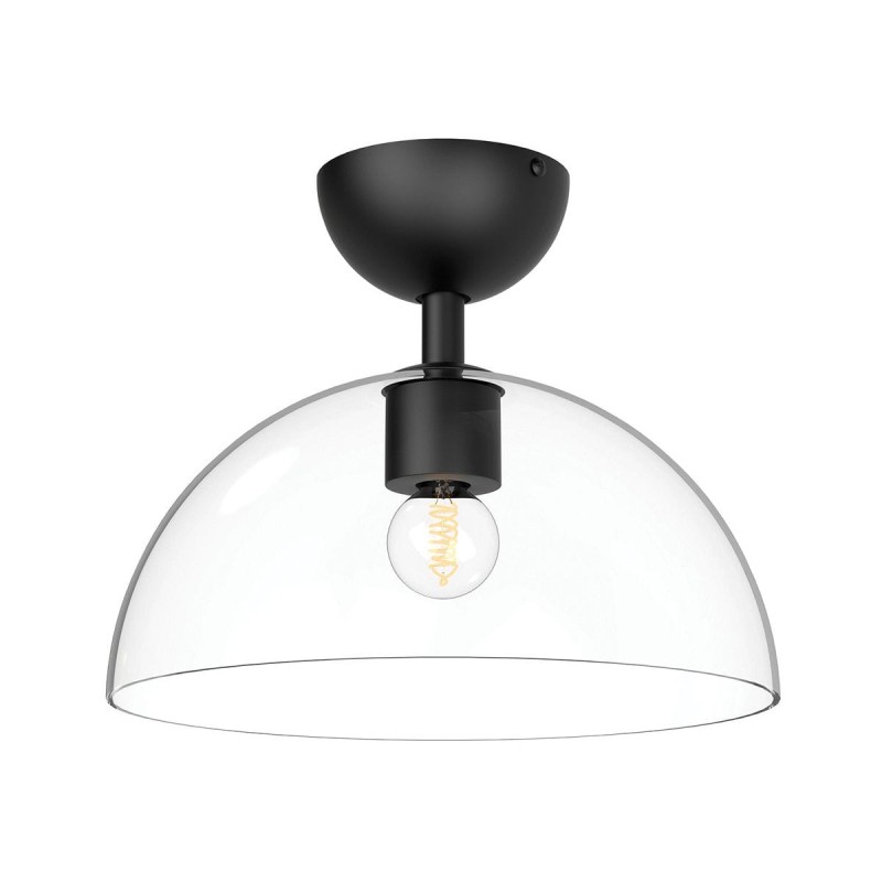 Plafonnier Jude Noir et transparent 60W ELS_ALM-JUDE-SF-MB-CL ALM-JUDE-SF-MB-CL Plafonnier Jude Noir et transparent 60W ELSTEAD LIGHTING ALM-JUDE-SF-MB-CL