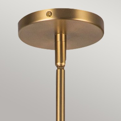 Suspension Perth Doré et opale 60W ELSTEAD LIGHTING ALM-PERTH-P-GD