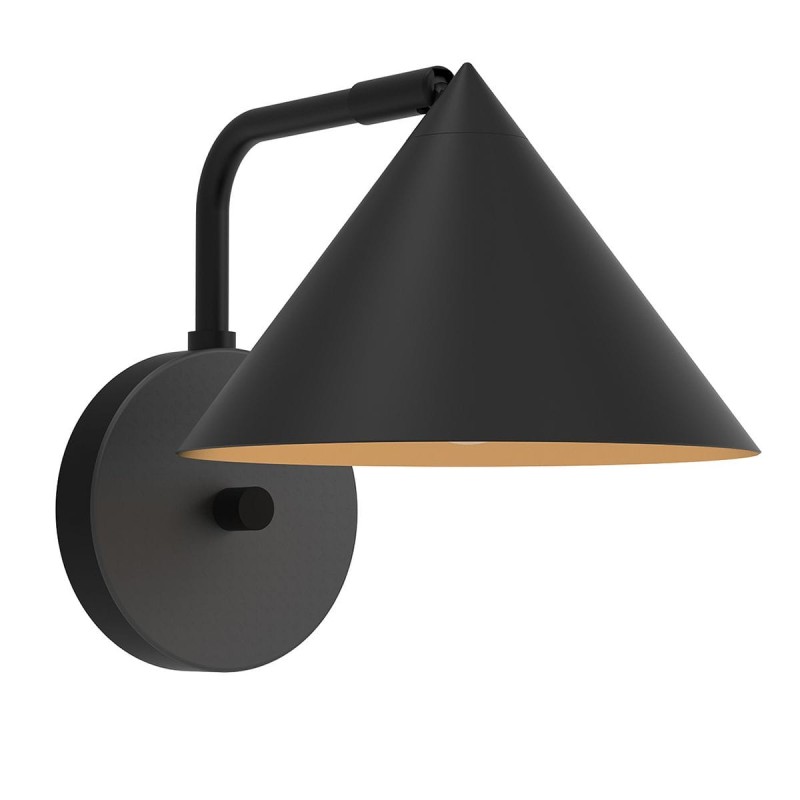 Applique Remyck Noir 60W ELS_ALM-REMYCK-1WB-BK ALM-REMYCK-1WB-BK Applique Remyck Noir 60W ELSTEAD LIGHTING ALM-REMYCK-1WB-BK